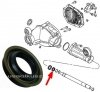 Uszczelniacz prawej półosi przedniego mostu Jeep Grand Cherokee 2005-2010